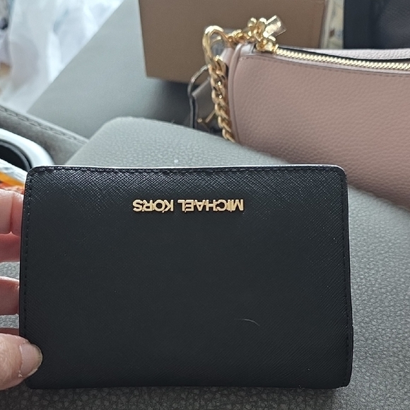 Michael Kors Handbags - Michael Kors Black Leather Wallet